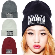 Parental Advisory Explicit Knitted Beanie Hat for Men Women High Quality Cotton | Fisherman Hats Cap