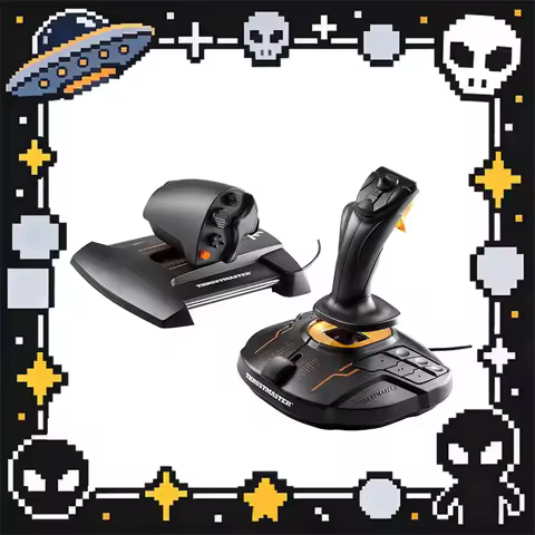 THRUSTMASTER T16000M FCS HOTAS Simulated Flying Rocker Accurate Linear Force Technology Game Rocker 