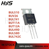 10PCS BUL58D BUL510 BUL49D BUV26 BUT11A BUL741 BUT12A BUL742C TO-220 Transistor Brand New In Stock m