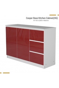 Kitchen Cabinet - CASPER Series - 3.9ft - Base Kitchen Cabinet - Kabinet Dapur
