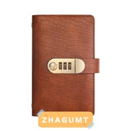 ZHAGUMT366HT 100 Envelope Challenge Binder, Reusable With Password Lock Saving Money Notebook, Water