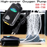 SOBO Silent Aquarium Air Pump Oxygen Pond Aerator Water Fish Tank SB-718 SB-738 3W/3.5W