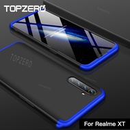 TOPZERO เคสโทรศัพท์ GKKเคสฝาครอบพลาสติกแข็งเนื้อด้านบางแบบ3 In 1สำหรับ OPPO Realme XT/X2/K5