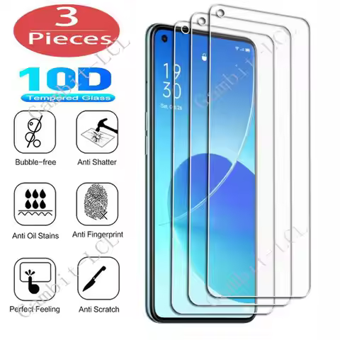 3Pcs Tempered Glass For OPPO Reno8 Pro+ Plus 5G Lite Reno7 SE Z A Reno6 4G Reno4 Z Reno 4 5 6 7 8 Sc