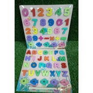 WOODEN PUZZLE ABC/123