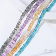 Natural Gray Moonstone Blue Apatite Amethyst Loose Bead String DIY Bracelet Necklace Jewelry Spacer 