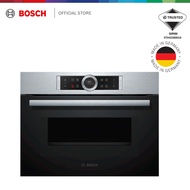 Bosch Series 8 Built-in Compact Oven with Microwave Function (45L) CMG633BS1B