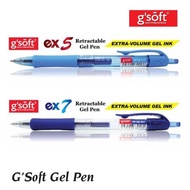 G'Soft Note Gel Pen | Gsoft Retractable Gel Ink Pen | EX5 EX7 0.5mm 0.7mm | Pena Gel
