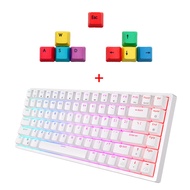 Royal Kludge RK84/RK857 Tri-Mode Hotswappable RGB Backlit Bluetooth 2.4G Mechanical Keyboard Hotswap