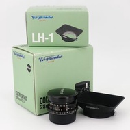 Voigtlander 28mm F3.5 Black Paint For Leica M Mount 已停產罕有 黑漆鏡頭