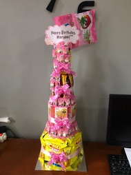 Snack Tower Yupi Pocky / Snack Cake Ulang Tahun