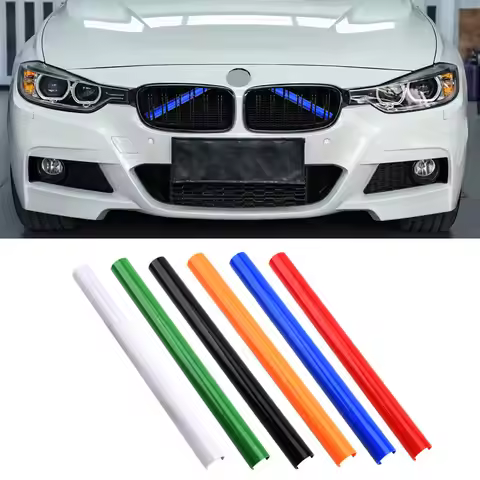 M Power Front Grille Trim Strips For BMW F48 F49 E84 F39 F25 F26 G01 G02 F15 E70 G05 F16 E71 E72 G07