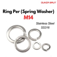 SS316 M14 SpringRing M14 Spring Washer/ WL M14/ / Stainless Steel SpringRing M14