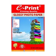 Glossy Photo Paper A3 E-Print [20 Sheets/260 gsm] Photo Paper Back Print Photo Paper