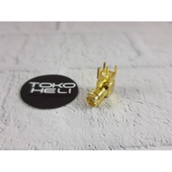 SMA Female Adapter Right Angle PCB Edge Mount Solder RF Connector