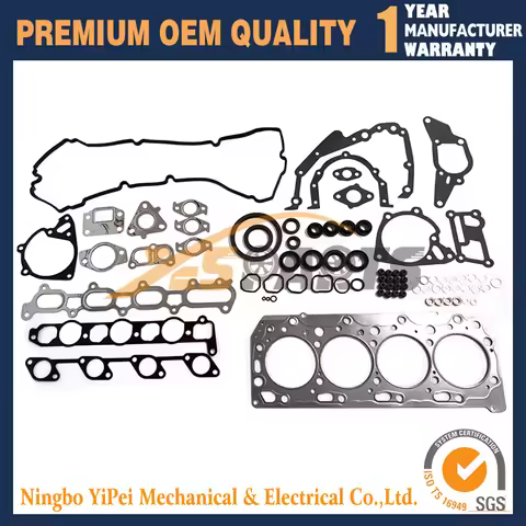 16 Valve 4D56TDI 4D56U full Overhaul Gasket Kit For Mitsubishi L200 Triton DOHC