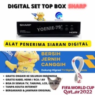 Ready Stok Set Top Box Sharp - Tv Digital - Alat Penerima Siaran