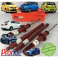 PRORIDE heavy duty absorber [ MYVI , ALZA , VIVA , KANCIL , KENARI KELISA , AXIA BEZZA ] ready stok