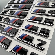 BMW thunder M logo M1 M2 M3 M4 M5 M6 competition rear logo 3 Series 5 series X3 X4 X5 X6 Car logo st