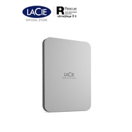 LaCie Mobile Drive v2 2TB I 5TB USB-C Moon Silver (STLP)