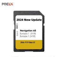 [shuo] 32GB SD Card Navigation AS V19 for VW Sharan from 2015 Discover Media GPS 2024 Maps Europe Na