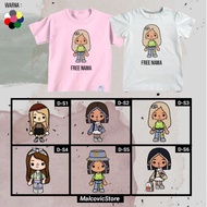 Unisex Children's Toca Boca Clothes/T-shirts Ages 1-10 Years/Children's Toca Life Boca Clothes/Boca 