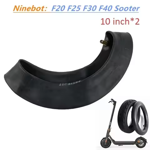 10 Inch 10x2.125 Inner Tube & Tyre For Ninebot Segway F20/F25/F30/F40 Electric Scooter Rubber Cyclin