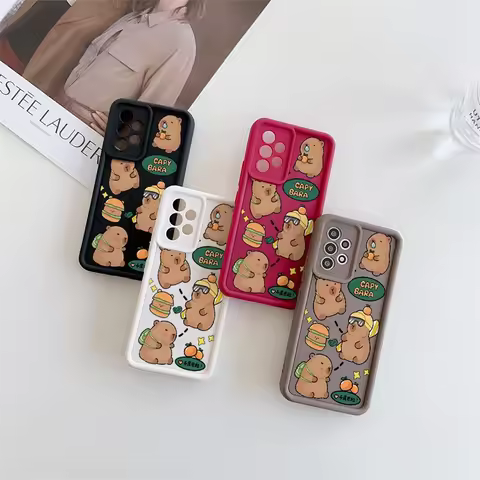 Cute Capybara Phone Case For Huawei Honor 300 200 90 Lite 8X X9 5G Y7A X7 Magic 6 5 Pro 70 Nova 5i 5