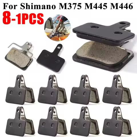 1-8Pairs Resin Bicycle Disc Brake Pads for Shimano B01S MT200 M400 MT500 M315 M525 M475 M495 M515 M9