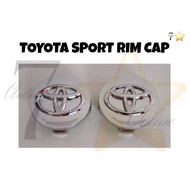 1 PCS TOYOTA SPORT RIM CAP / WHEEL CAP 62MM SILVER