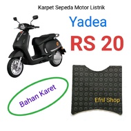 Karpet Sepeda Listrik Yadea RS 20 atau RS20 Bahan Karet
