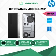 PC i3/i5/i7 HP ProDesk 400 G5 MT Intel Core (8th Gen) / 8GB RAM / 256GB NVME / Win 11 Pro (Refurbish
