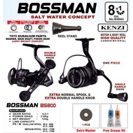 KENZI BOSSMAN SALTWATER CONCEPT BS-800 SPINNING Reel (POWER HANDLE)