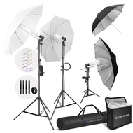 LimoStudio (LED Super Bright) 1200W Output Photo Studio Umbrella Continuous Lighting Kit, 5500K Neut