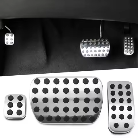 Stainless steel Car Pedal Pads Cover for Mercedes Benz V Class Vito Metris Viano W639 W447 Accessori
