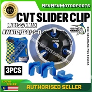 ESPADA RACING NVX NMAX EGO-FI EGO EGO-S NOUVO-S NOUVO-LC RACING PULLEY CVT SLIDER CLIP SET -3PCS (FO