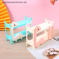 toplanswatchstore  1Pcs Dollhouse Miniature Dinosaur Doll Bunk Bed Double Bed Model DIY Scene  PH