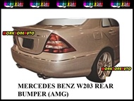Mercedes Benz W203 Front Bumper Rear Bumper Side Skirt (AMG) | PP Material