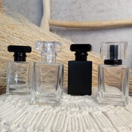 botol parfum 30 ml acrylic hitam/botol parfum mewah