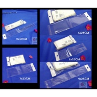 OPH Self Adhesive Seal Bag (4x25CM, 4x30CM, 6x23CM, 6x26CM, 7x23CM) [100pcs+-]