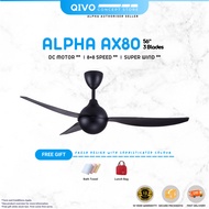 Alpha AX80 3B 56" AC Motor 8+8 Speed Remote Control