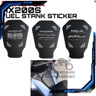 FUEL TANK STICKER QJMOTOR AX200S AX 200 S AX 200S FUEL TANK STICKER ACCESSORIES ACCESSORY MODIFIED M