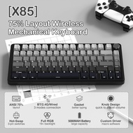 ATTACK SHARK X85 75% Wireless Gaming Mechanical Keyboard - RGB Gasket Mount Hot-Swap Linear Switches