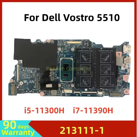 213111-1 Mainboard For Dell Vostro 5510 Laptop Motherboard With i5 i7-11th Gen CPU DDR4 CN-0KH8YF 0K