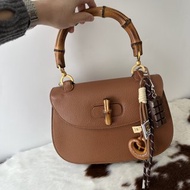 Gucci 古馳 焦糖色竹節 Kelly 包