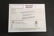 Kwitansi NCR Rangkap 3 Bambo ( Berkarbon ) / kwitansi Rangkap 3