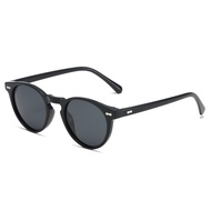 Cyxus Round Polarized Foldable Sunglasses for Women Men Folding Sun Glasses Metal Frame Eyeglasses P