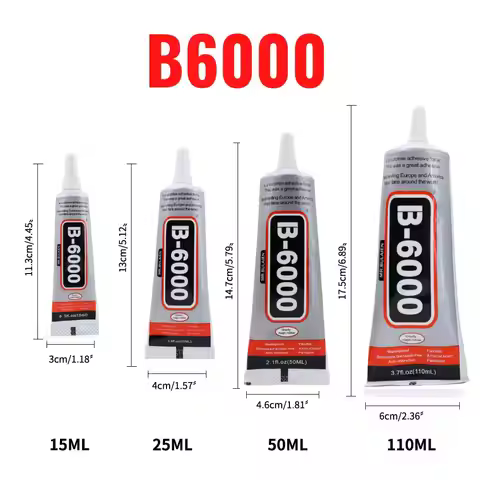15ML 25ML 50ML 110ML Bulaien B6000 Clear Contact Phone Repair Adhesive Multipurpose DIY Glue With Pr