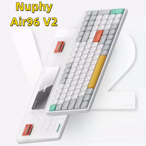Nuphy Air96 V2 Bluetooth 2.4g Wireless 96% Mechanical Keyboard Low Profile Gateron/Daisy Switch Comp