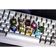9 eevee evolution keycap buttons